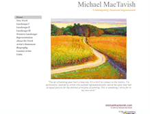 Tablet Screenshot of michaelmactavish.com
